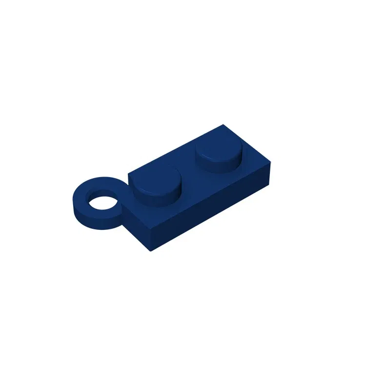 Color: SKY BLUE - 10pcs MOC Brick Parts 73983 19954 2429 Hinge Plate 1 x 4 Swivel Compatible Building Block Particle DIY Assmble Kid Brain Toy