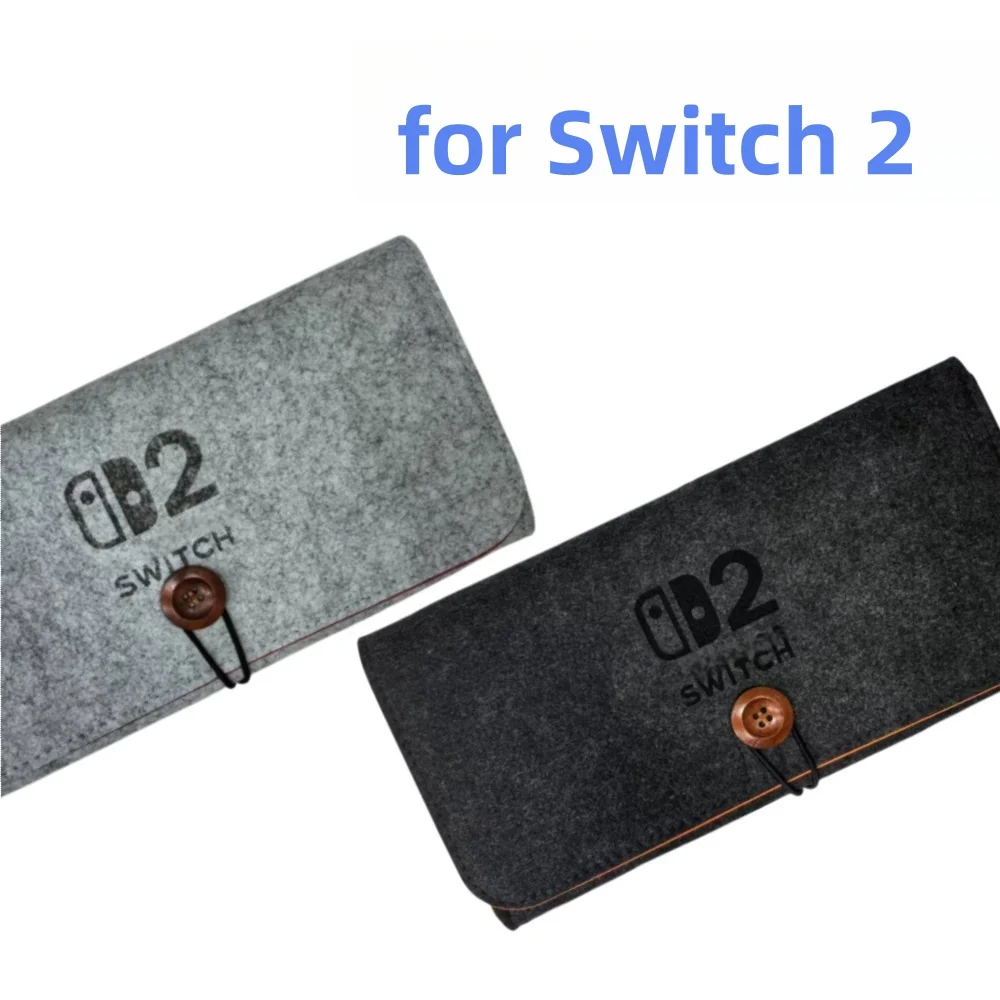 Color: Navy Blue - Ultra Slim Felt Pouch Carrying Case Compatible with Nintendo Nintendo 2 Portable Game Accessories Storage Bag