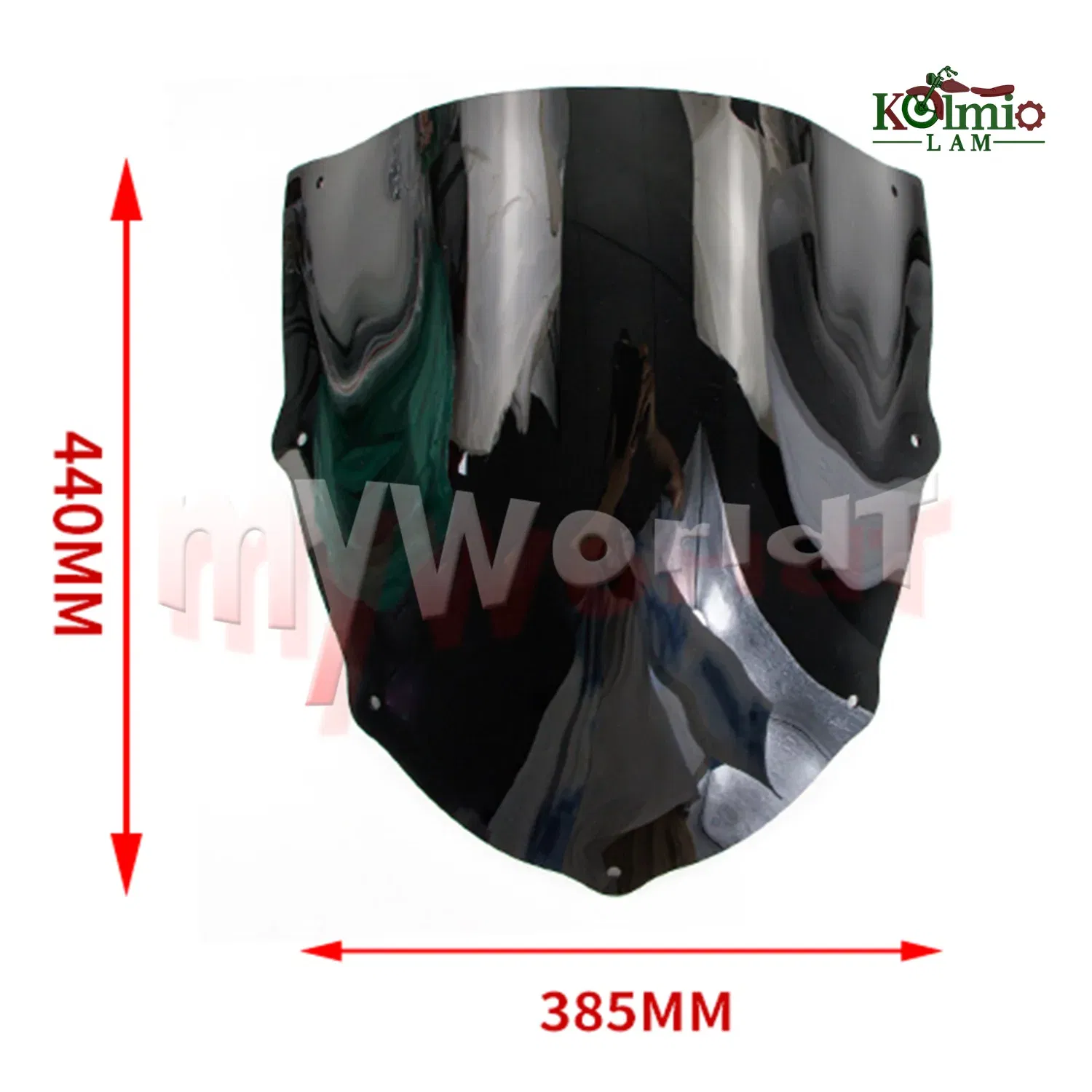 Color: Dark Grey - Fit For Aprilia RS125 RS250 1999 - 2005 Motorcycle Windshield Windscreen RS 125 250