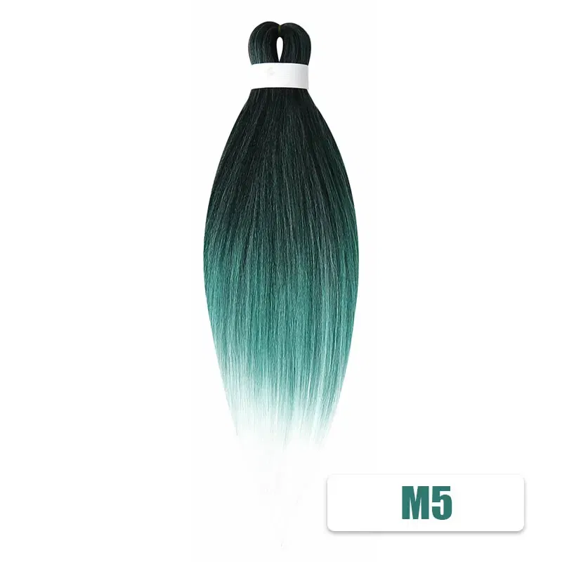 Color: P27/613, Stretched Length: 26inches, Bulk Buy: 1Pcs/Lot - Kanekalon 26inch Hot Water Set Pre Stretched Jumbo Braiding Hair Box Twist Braids Synthetic Hair Extensions For Women Soft Yaki