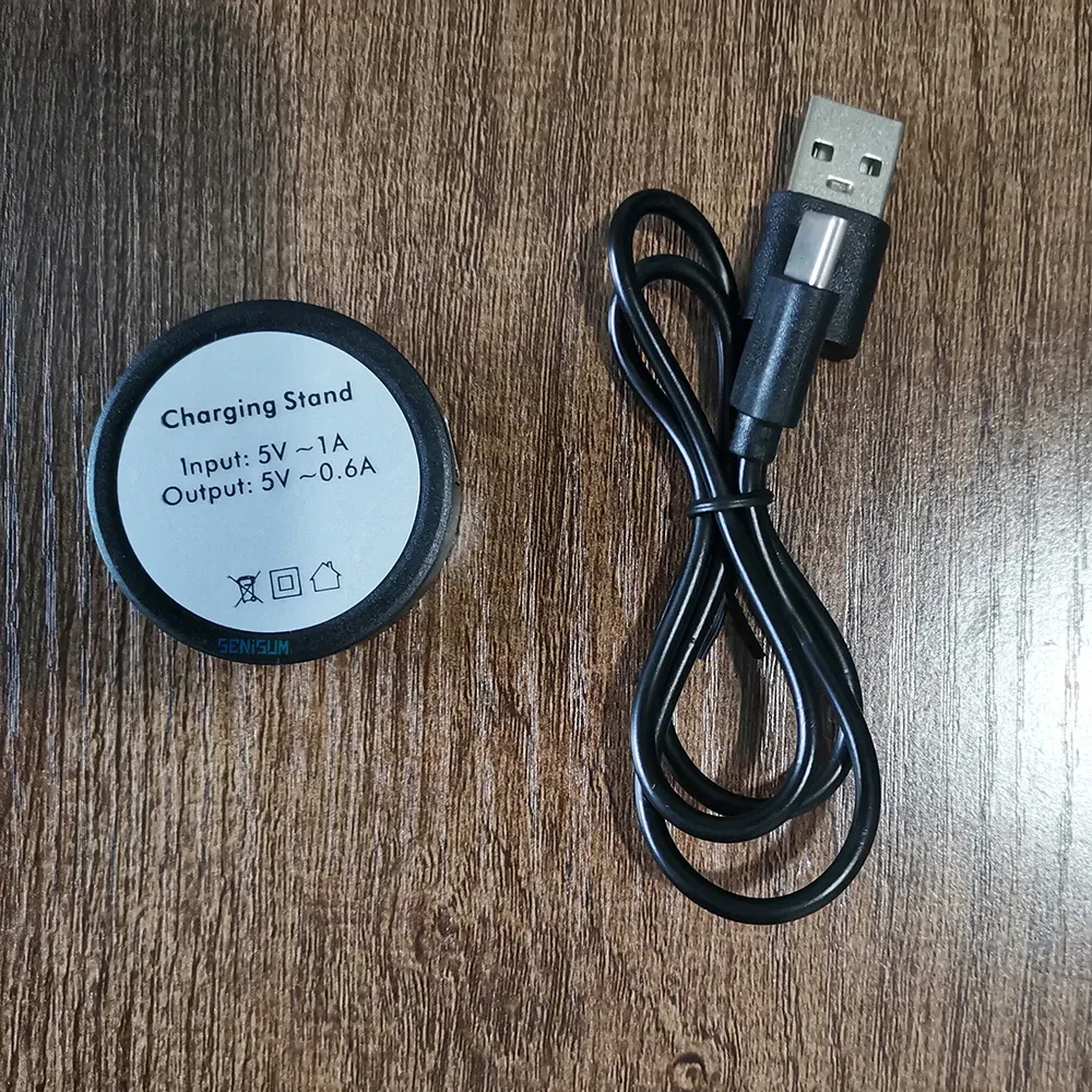 Charging dock Charger Cable base For square 1.99inch Smart watch senisum01 smartwatch saat clock chargers cradle type C port