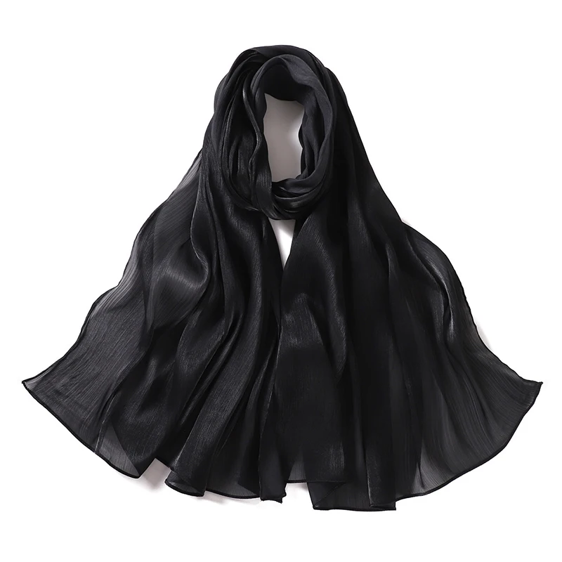 Color: dusty camel - Solid Luxury Fashion Women Hijab Scarf Long Silk Soft Slippy Comfortable Scarves Shawl Muslim Neckerchief Outdoors Bandanna