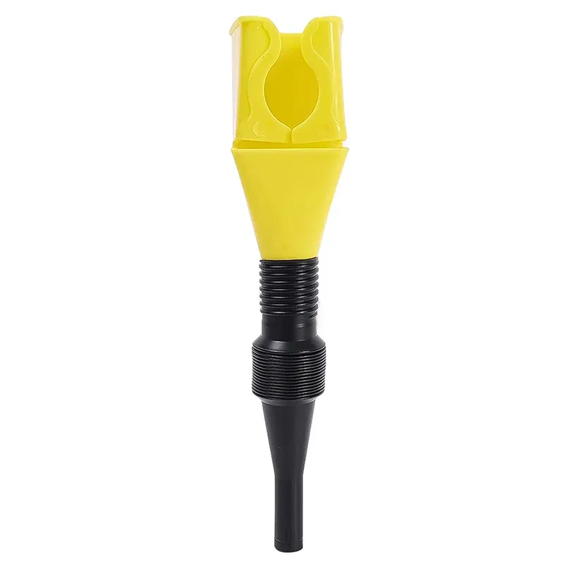 Color: RED - 1Pc Car Refueling Funnel Gasoline Foldable Engine Oil Funnel Plastic Funnel Car Motorcycle Refueling Tool Auto Accessories