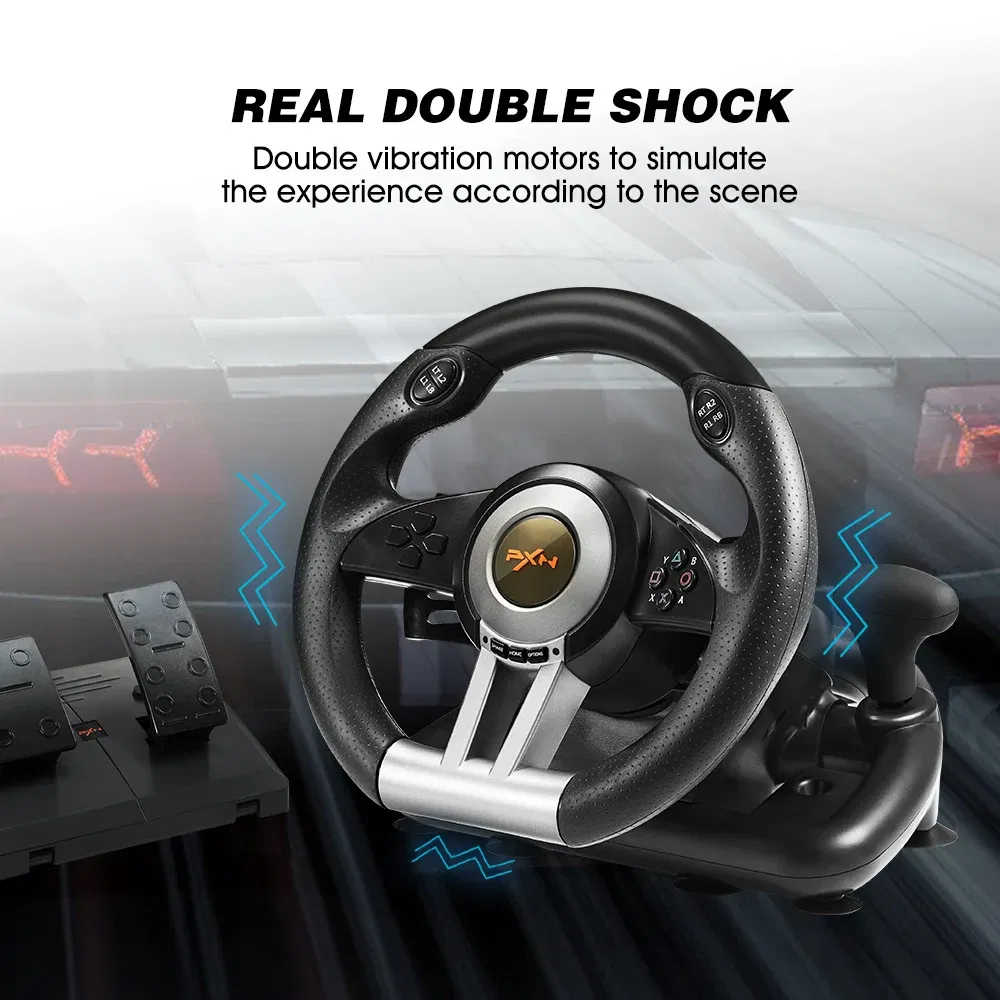 Color: black, Ships From: CHINA - New! PXN V3 Pro Gaming Racing Wheel Volante PC Steering Wheel Racing Game 180?° for PC Windows/PS3/PS4/Switch/Xbox One/Xbox