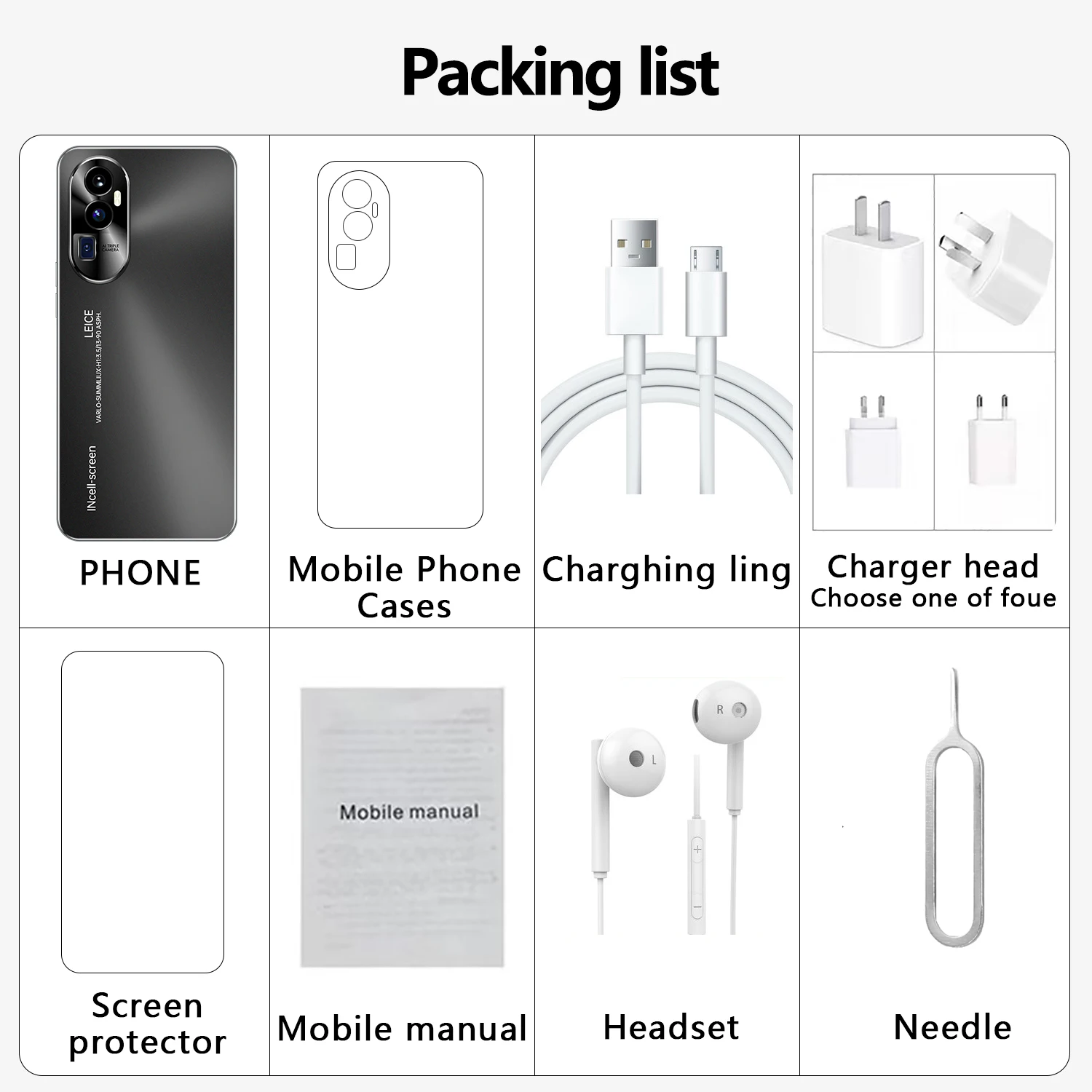Color: Rose Golden, Bundle: Bundle 20 - 2025 New Reno 10 Pro Smartphone 7.3 inch Full Screen 5G Cell Phone 16TB+1TB 7800mAh Mobile Phones 108MP Global Version Celulares