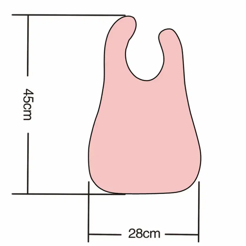 Color: Beige - Adjustable Baby Bibs Stuff Kerchief Bandanas Stuff EVA Plastic Waterproof Lunch Feeding Cute Cartoon Children Apron Burp Cloths