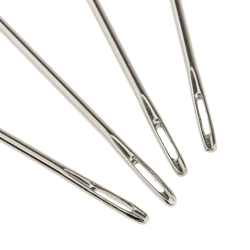 4 Assorted Sizes Long Hand Sewing Needles Kit for Embroidery Mending Craft Case Sewing Sacks DIY Crafts Supplies 4 Assorted Sizes Long Hand Sewing Needles Kit for Embroidery Mending Craft Case Sewing Sacks DIY Crafts Supplies