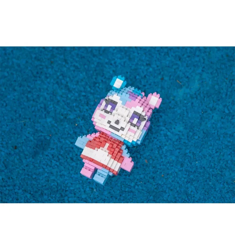 Color: Blue - New 28 Kinds Of Animals Crossing Building Blocks Raymond Model Anime Building Blocks Toys Children's Building Blocks Toy Gifts