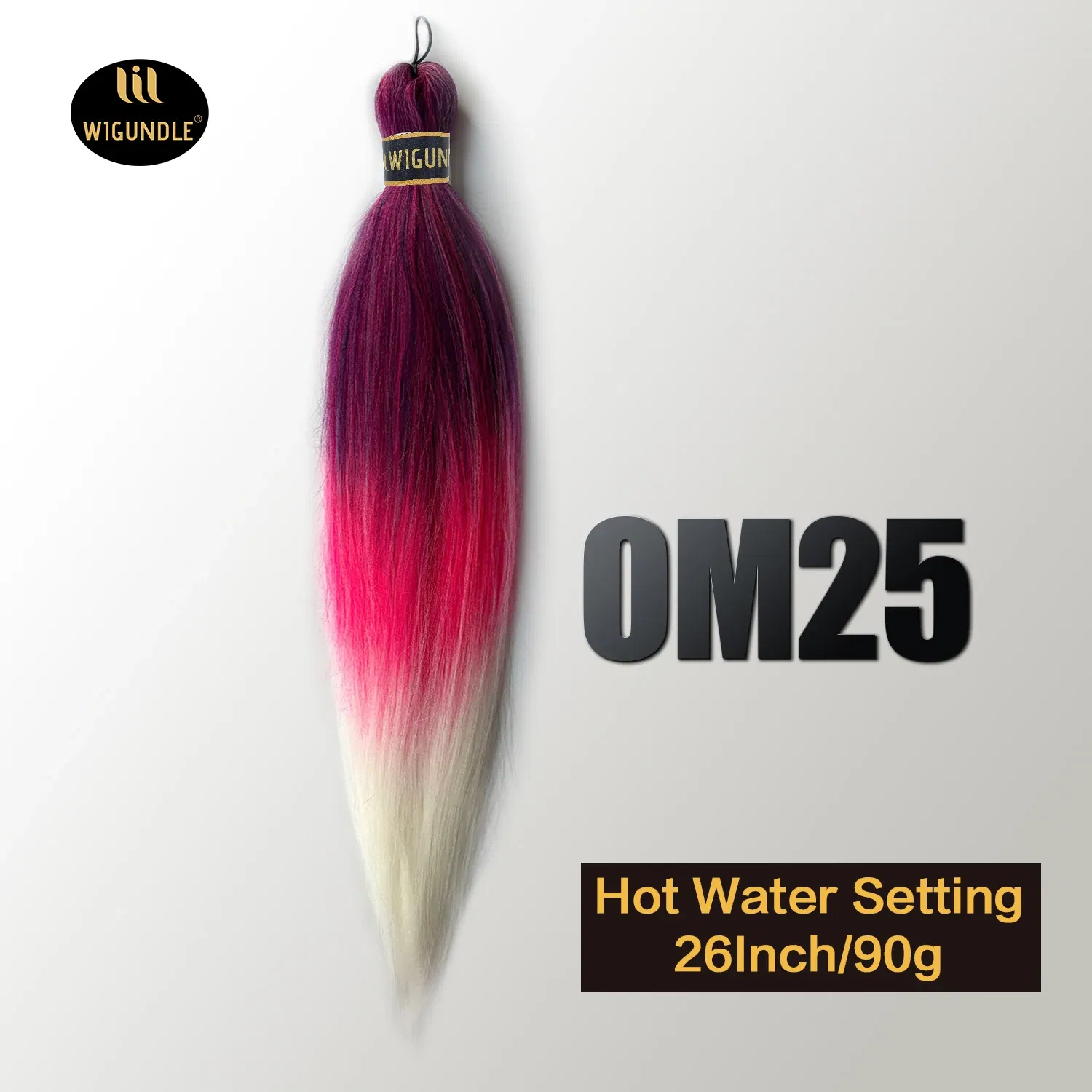 Color: #10, Stretched Length: 26inches, Bulk Buy: 1Pcs/Lot - Kanekalon 26inch Hot Water Set Pre Stretched Jumbo Braiding Hair Box Twist Braids Synthetic Hair Extensions For Women Soft Yaki