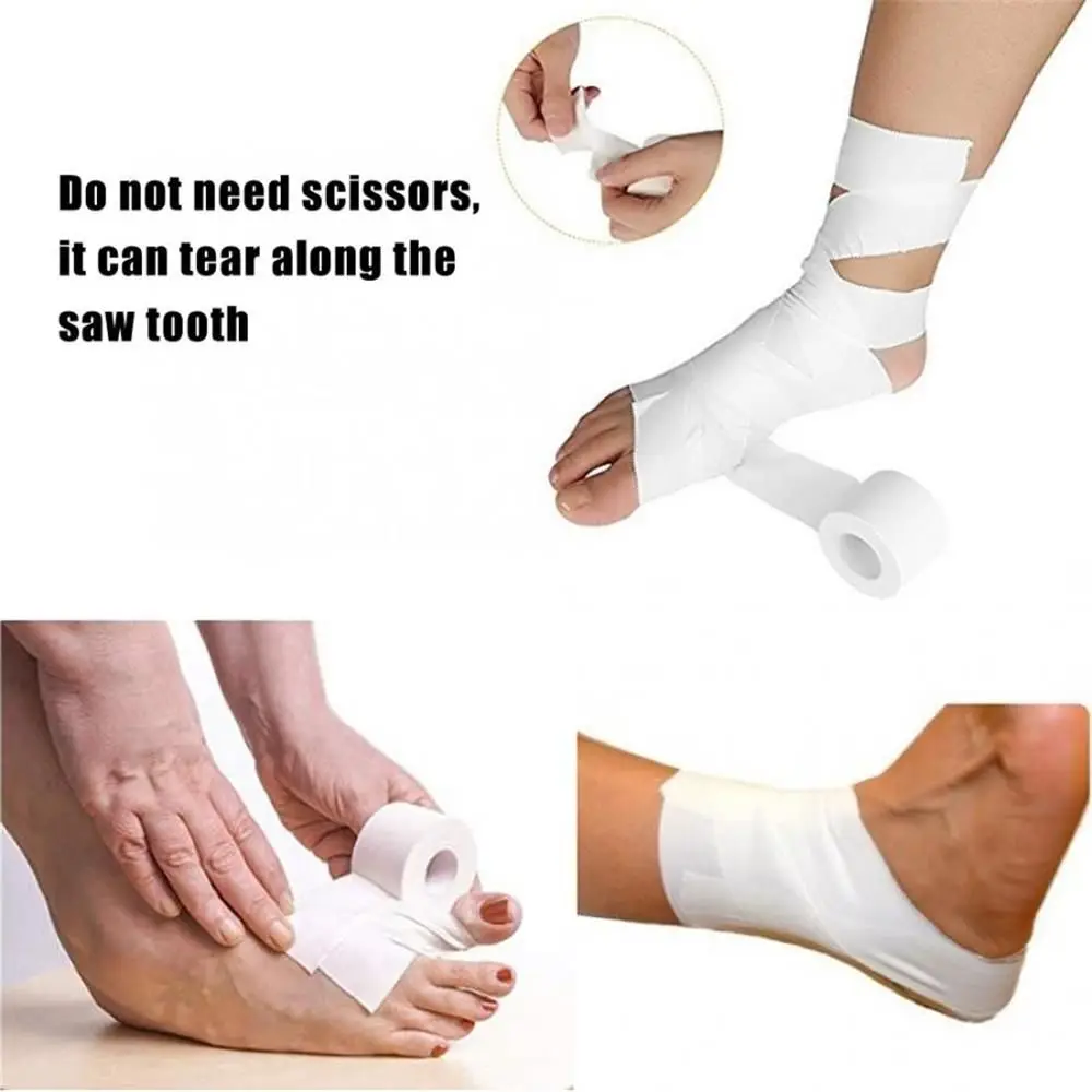 Color: Blue - 12.5/25/50mm/Roll Medical Waterproof Cotton Premium Adhesive Tape Sport Binding Physio Muscle Elastic Bandage Strain Injury Tape