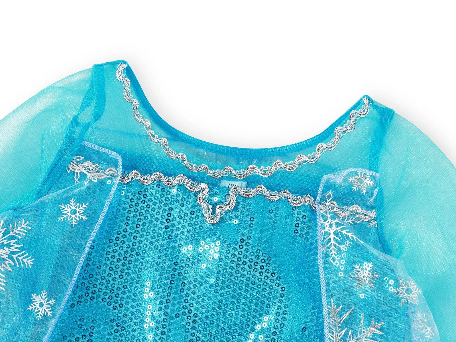 Kid Size: 5, Color: Dark Grey - Disney Kids Cosplay Elsa Anna Princess Dress Girls Mesh Ball Gown Halloween Carnival Birthday Clothes Snow Queen Frozen Costume