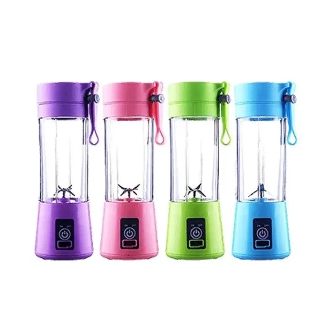 Color: PURPLE - Portable Mini Blender for Shakes and Smoothies Rechargeable USB 380ML Traveling Fruit Juicer Cup Hand Fruit Blender Juicing Cup