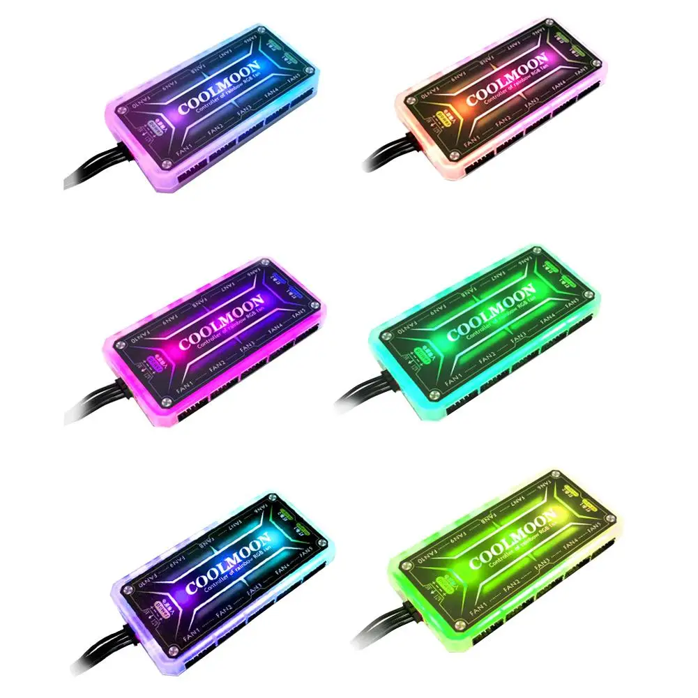 COOLMOON RGB Remote Controller DC12V 5A LED Color Intelligent Controller