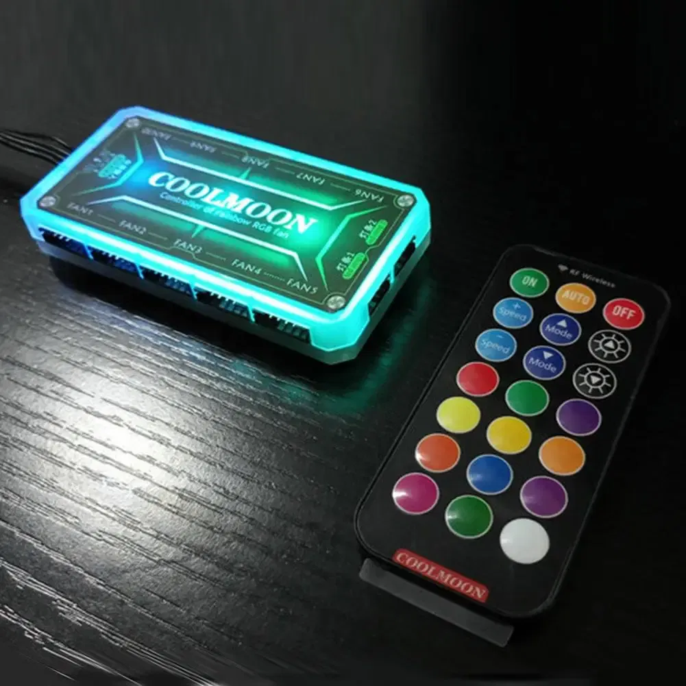 COOLMOON RGB Remote Controller DC12V 5A LED Color Intelligent Controller