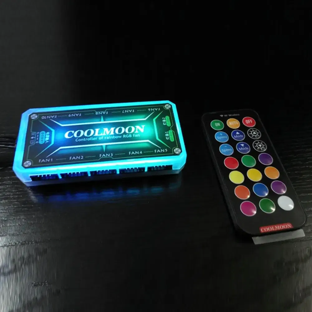 COOLMOON RGB Remote Controller DC12V 5A LED Color Intelligent Controller