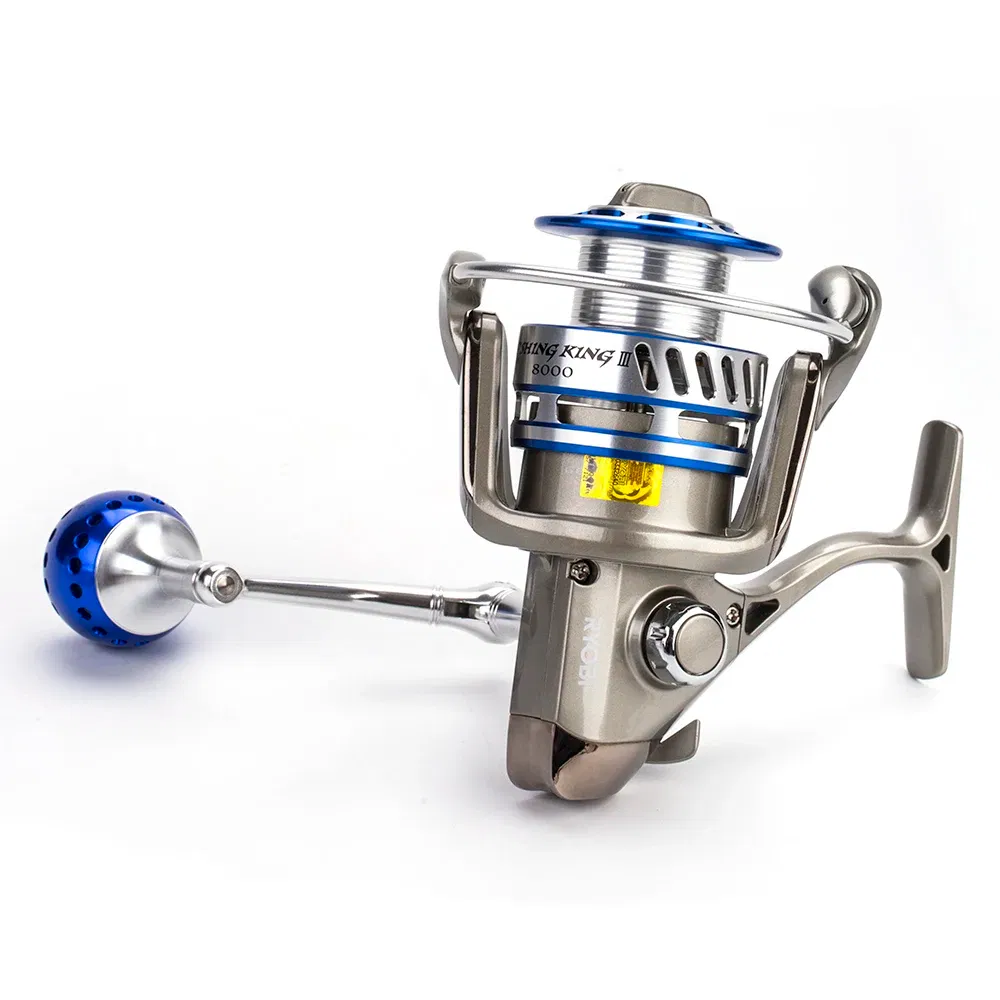 Color: Silver, Ships From: CHINA, Bearing Quantity: 7, Spool Capacity: 4000 Series - RYOBI FISHING KING ?… ?…? ?…? Reels Spinning Wheel 6+1BB Gear Ratio 5.0:1/5.1:1 Drag 2.5-10kg Fishing Coil
