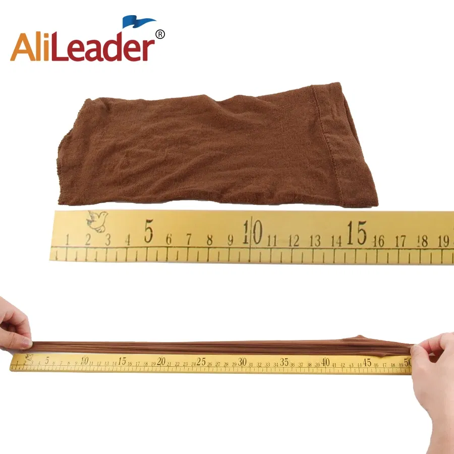 Color: Light Brown - 1/2/3Packs Wig Cap Stocking Stretch Stocking Wig Caps For Making Wigs Caps Hairnets Stretch Elastic Wig Weaving Cap Brown Black