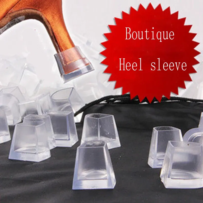 Color: Beige, Shoe Size: 4 - BD dance Heel set for dancing Special-purpose Latin enpr Modern enpr Latin Awl heel sleeve
