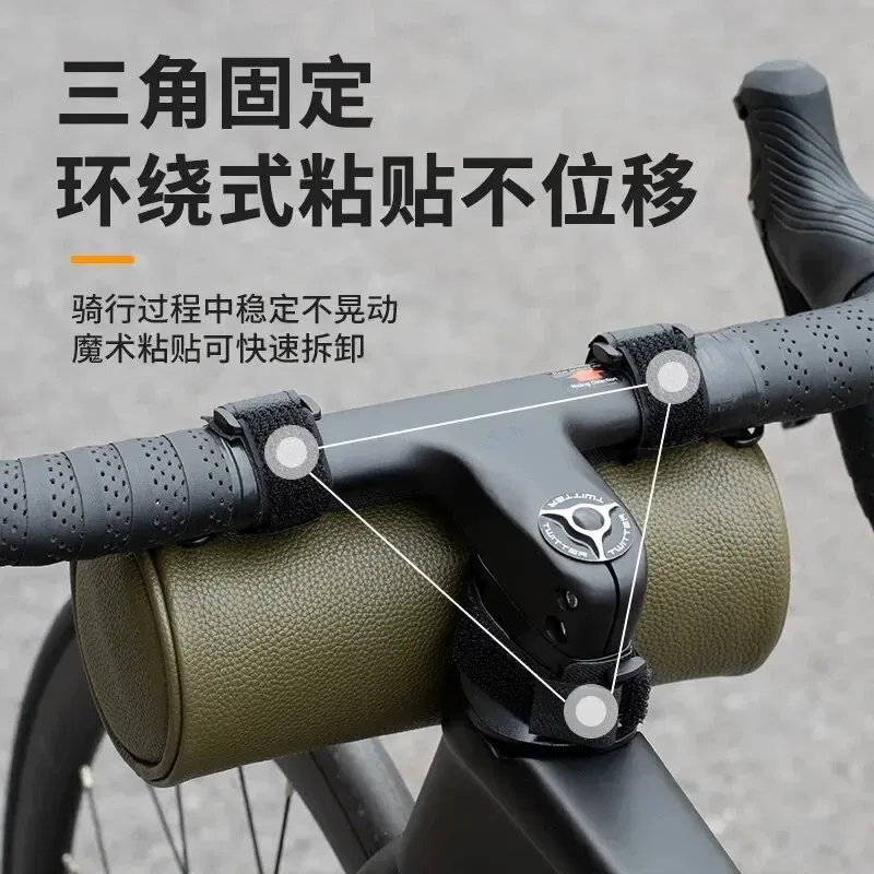 Color: Black - OFFBONDAGE Bicycle Front Bag Waterproof Handlebar Bag Portable Multifunctional Shoulder Bag Bike Bag Bicycle Accessories