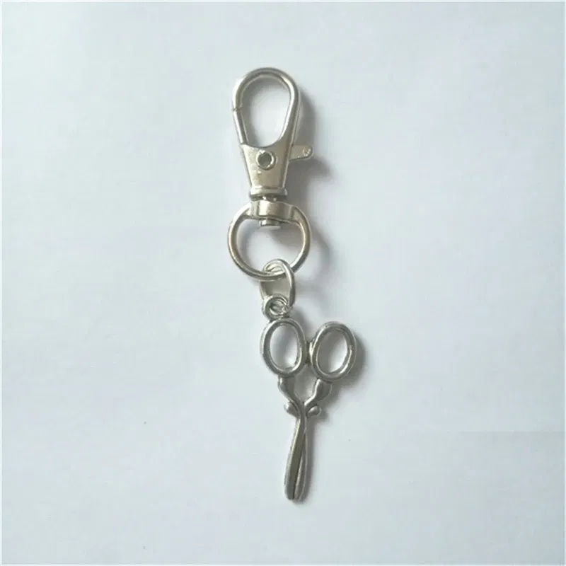 Antiqued Silver Color Key Chain, Scissors Key Chain, Hairdresser Shears, Sewing Scissors, Hair Dresser Gift,Mom Gift