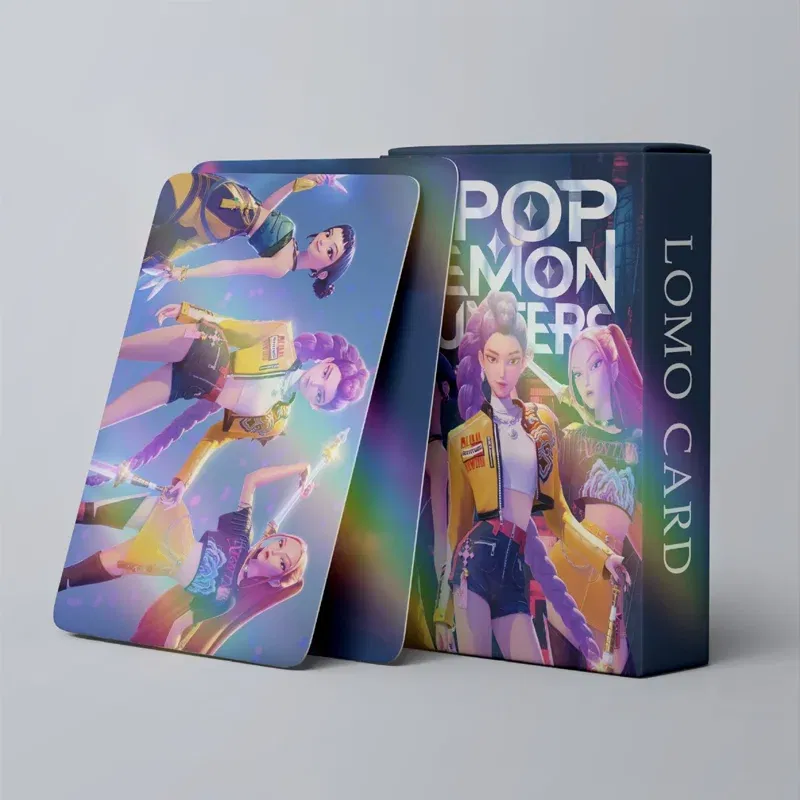 Color: Orange - Kpop Demon Hunters Cards Anime Cartoon Saja Boys Toys Kids Party Cosplay Game Card Collection Photos Perimeter Children Gifts