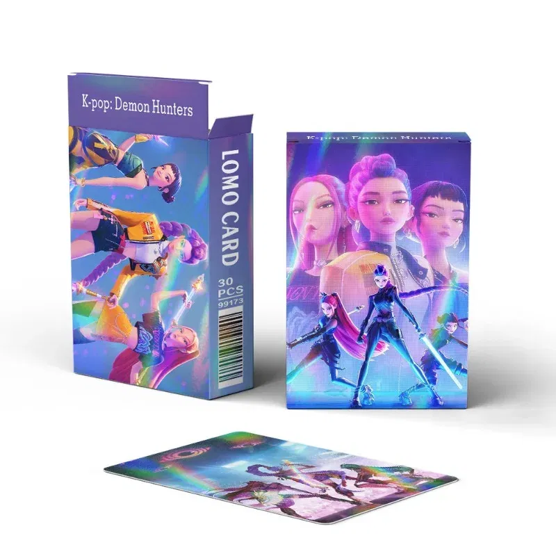 Color: Orange - Kpop Demon Hunters Cards Anime Cartoon Saja Boys Toys Kids Party Cosplay Game Card Collection Photos Perimeter Children Gifts