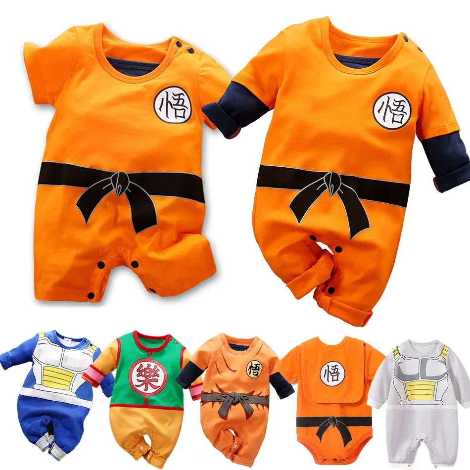 Color: Dark Grey, Kid Size: 12M - Anime Clothes Baby? Vegeta? Rompers Newborn? Kuririn? Roshi Training Outfit Infant Kids Halloween Cartoon Cosplay Costume Jumpsuit