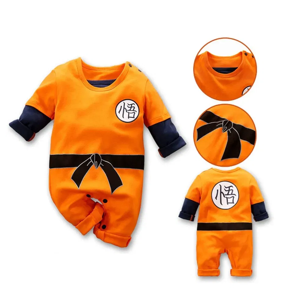 Color: Dark Grey, Kid Size: 12M - Anime Clothes Baby? Vegeta? Rompers Newborn? Kuririn? Roshi Training Outfit Infant Kids Halloween Cartoon Cosplay Costume Jumpsuit