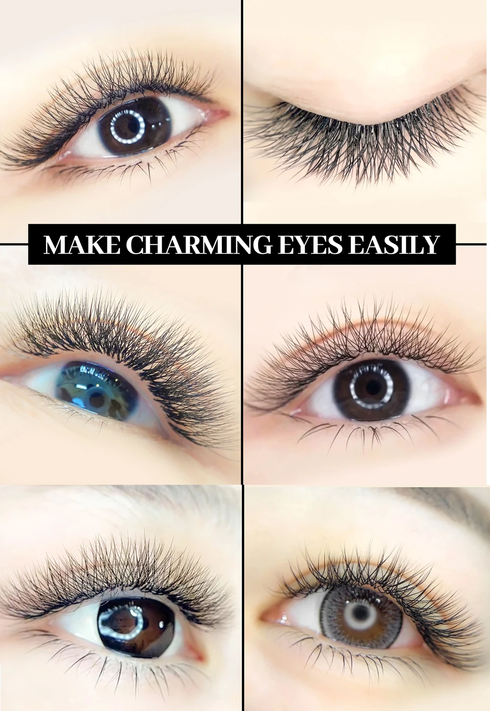Color: Copper, Curl: C, Thickness: 0.07mm, Length: 17mm, Ships From: CHINA - Goddess 3D/4D/5D/6D/7D/8D W Shape lashes 4D Premade Fan Lash Extensions 0.07 C/D Curl Natural Soft High Quality Idividual Lashes