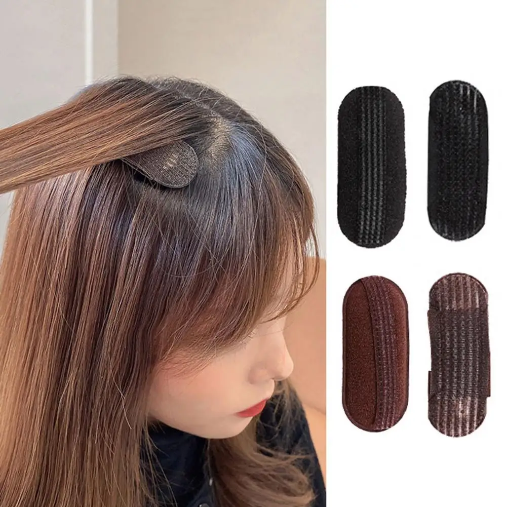 Color: black, Size: XXS - 4 Pcs Hair Volumizing Clips Good Fluffy Breathable Increase Hair Volume Invisible DIY Puffy Hair Non-electric Daily Styling Tool