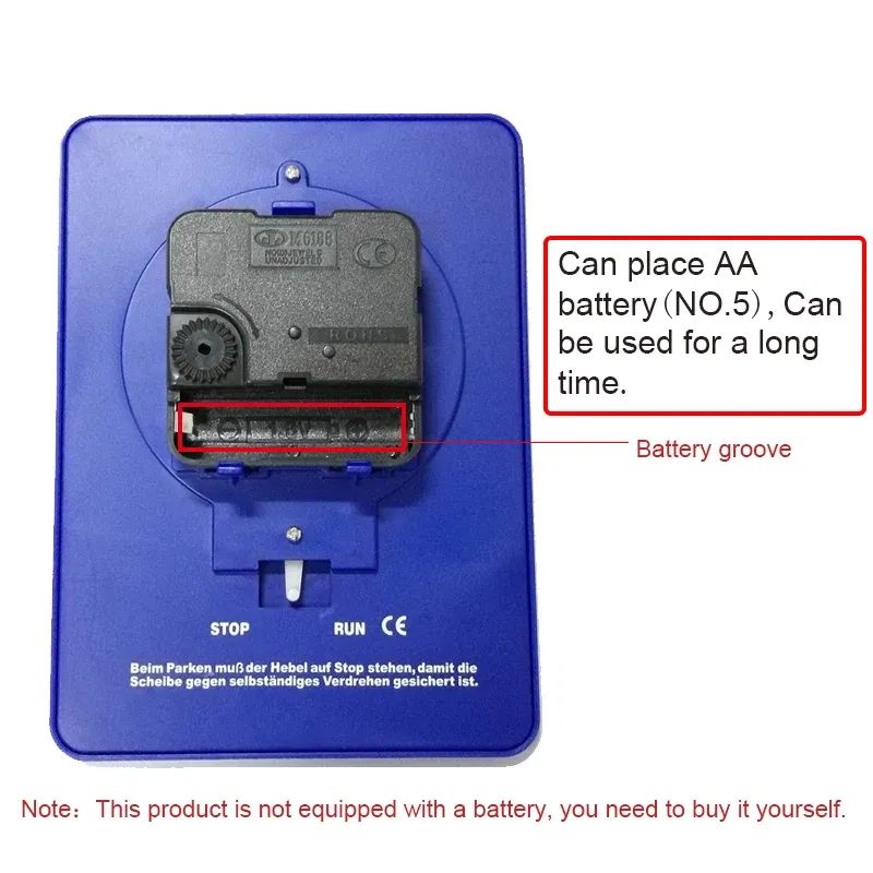 Sensor Color: black, Ships From: CHINA - Anvolgo car park clock arrival time display Car parking disc timer Portable Plastic parking time tool timer clock chronometer