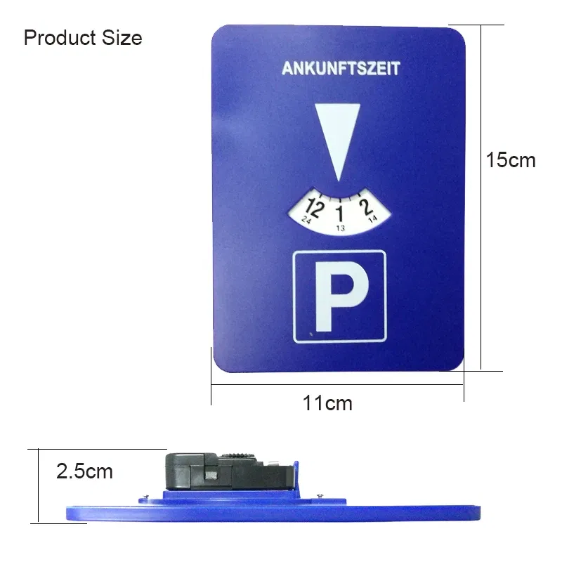 Sensor Color: black, Ships From: CHINA - Anvolgo car park clock arrival time display Car parking disc timer Portable Plastic parking time tool timer clock chronometer