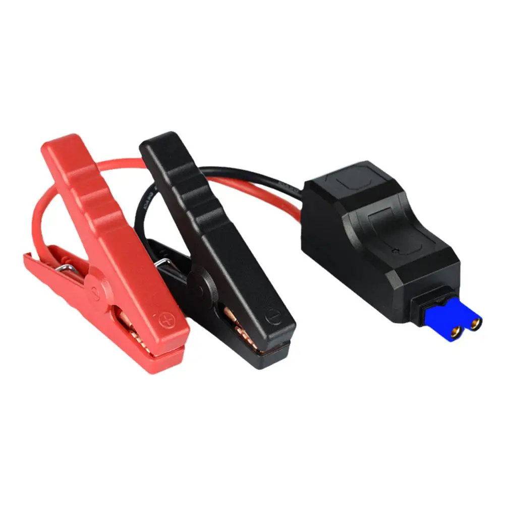 12V Jump Starter Alligator Clip For Car Trucks Emergency Battery Jump Cable Clamps With EC5 Plug Connector Car Accessories