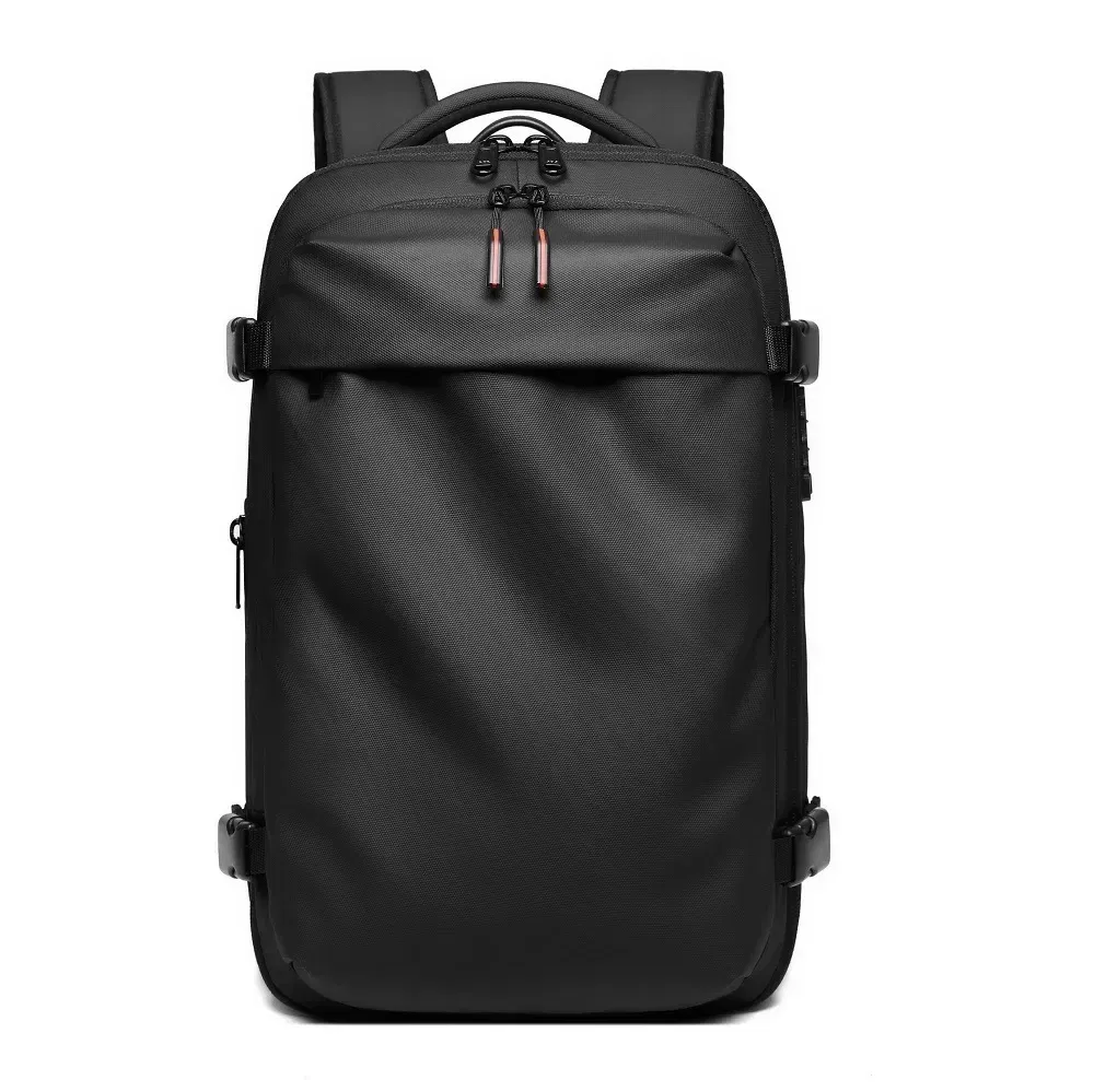 Color: green - Men Travel Backpack vacuum compression Laptop Backpack 17 inch Extended Large Capacity school Backpack Hiking Business backpack