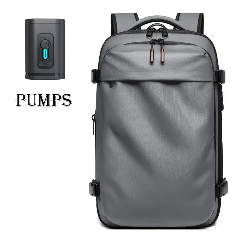 Color: green - Men Travel Backpack vacuum compression Laptop Backpack 17 inch Extended Large Capacity school Backpack Hiking Business backpack