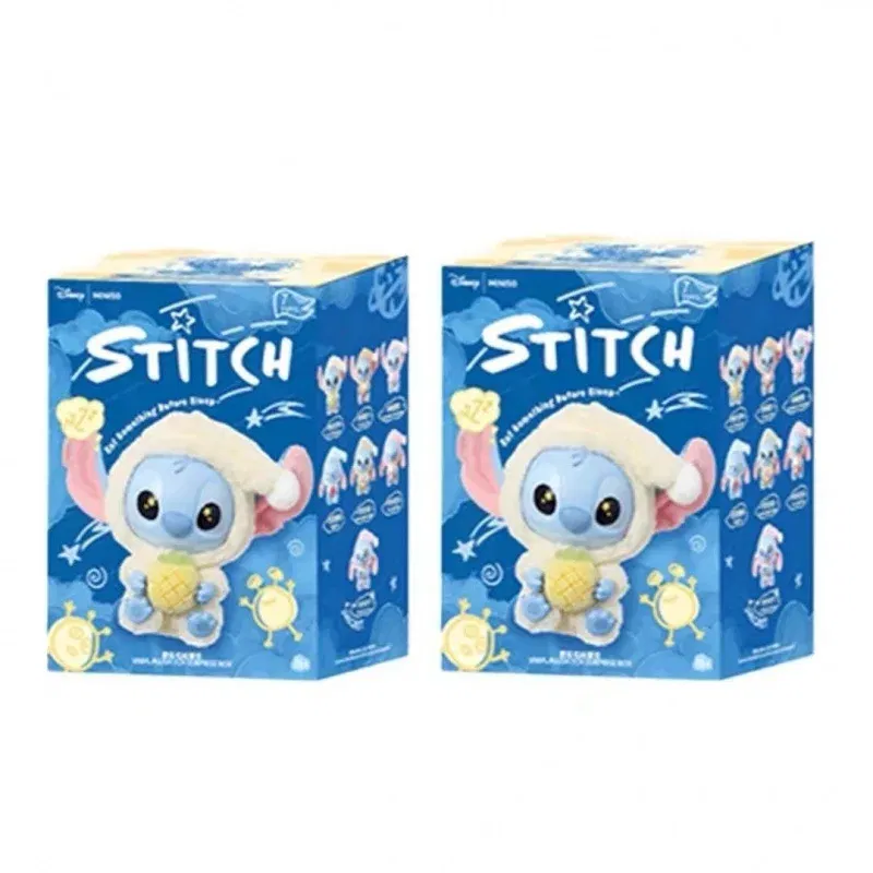 Color: WHITE, Ships From: CHINA - 2025 Stitch Eat Something Before Sleep Series Blind Box Plush Dolls Pendant Cute Doll Mystery Box Surprise Toys Kids Gifts