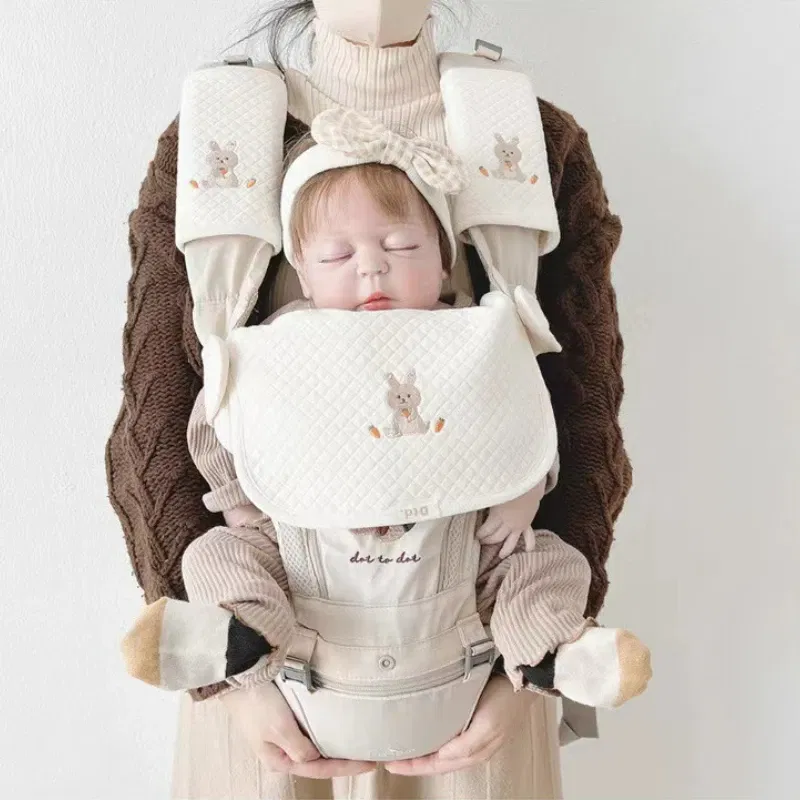 Color: GRAY - 3pcs/Set Waterproof Baby Bibs Muslin Saliva Towel Cotton Shoulder Pad Bite Cushion Baby Accessories Girl Burp Cloth