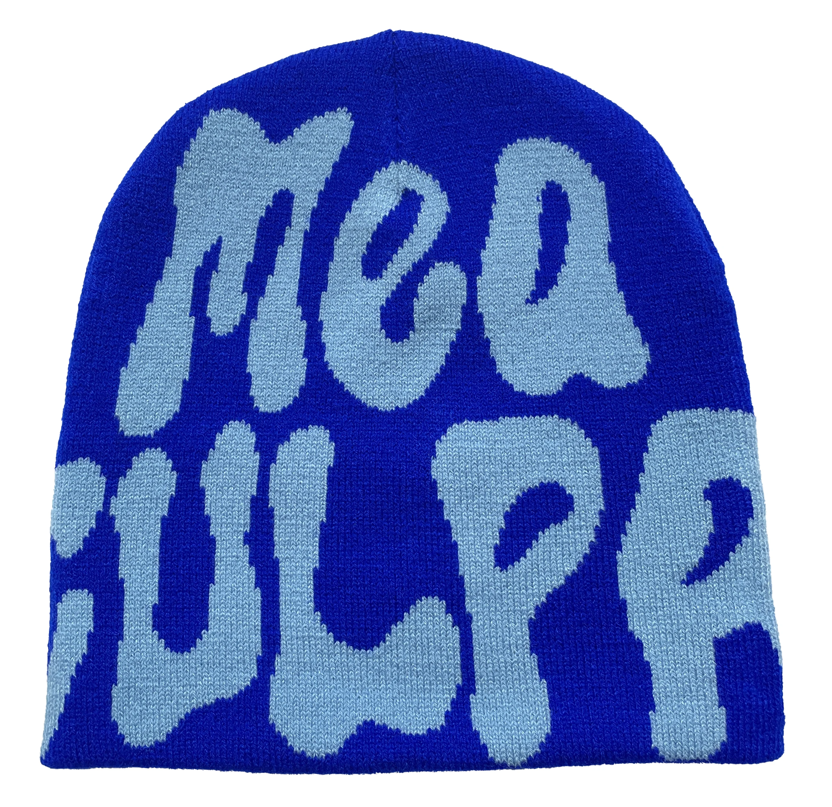 Color: WHITE - Y2K Knitted Hats Men's And Women's Jacquard Hats Outdoor Riding Europe And The United States Fashion Warm Hat