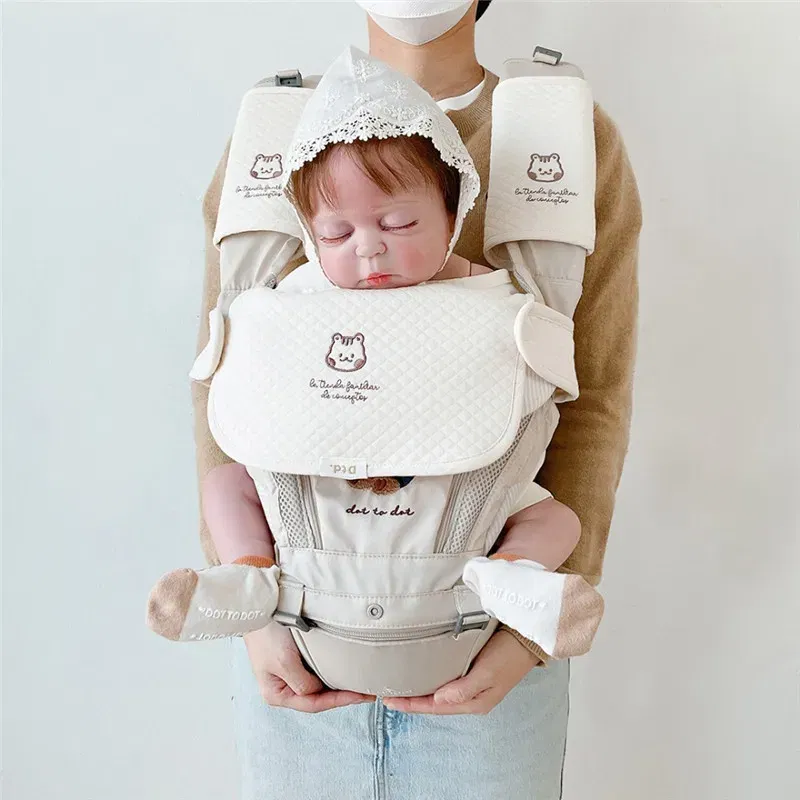 Color: green - 3pcs/Set Waterproof Baby Bibs Muslin Saliva Towel Cotton Shoulder Pad Bite Cushion Baby Accessories Girl Burp Cloth