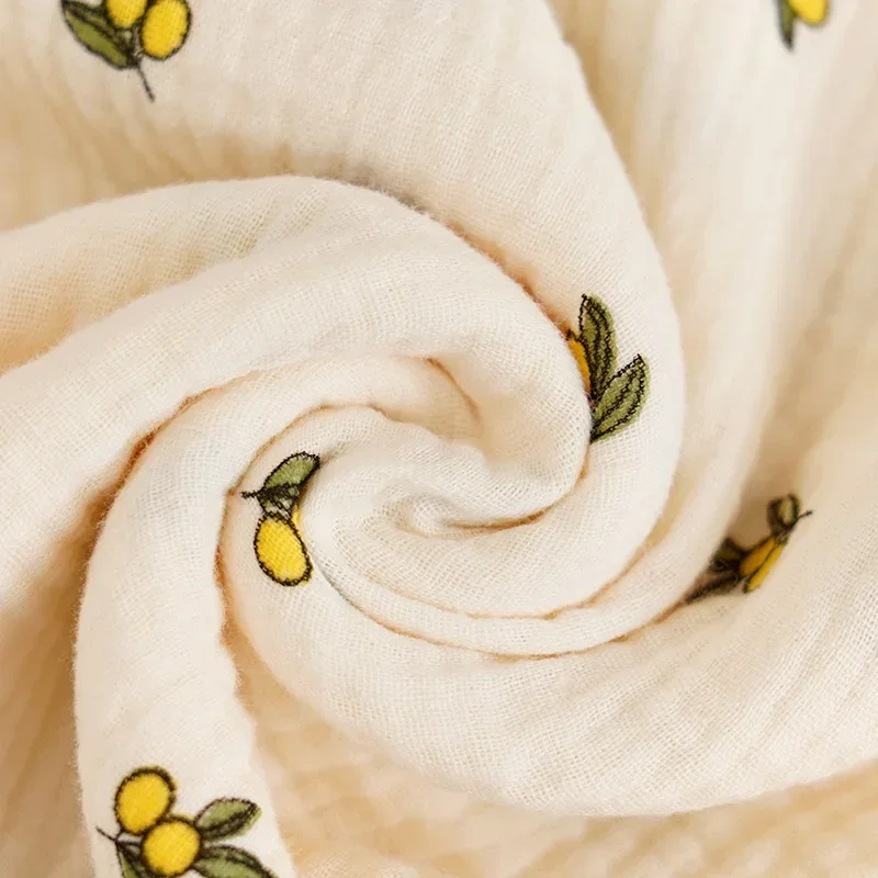 Color: WHITE, Size: Option 1 - Baby Blanket Newborn Muslin Swaddle 2 Layer Cotton Bath Towel Summer Stroller Cover Wrap Gauze Toddler Sleep Blanket Baby Items