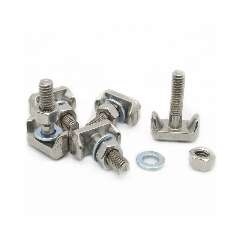 Cable Terminal Connector Auto T-Bolt Stainless Steel Battery Cable Connector Replacement Battery Connector Auto Part OE:19116852