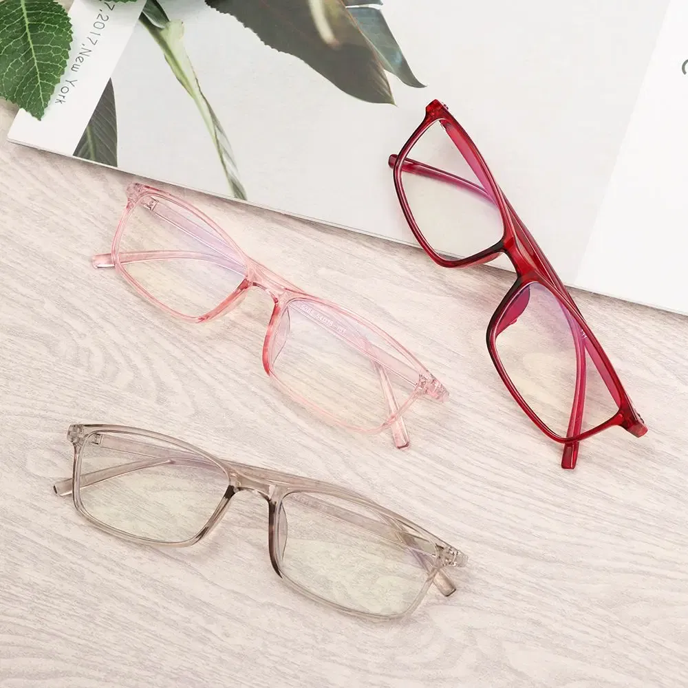 Frame Color: green - Anti Light Glasses Ray Blue Fashion Anti Blue Fatigue Protection Blocking Goggles Eye Square Radiation Computer Games Glasses