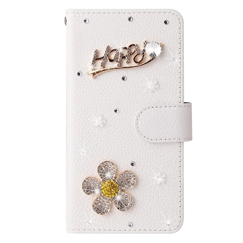 Color: light green, Material: Genuine leather - Flip Glitter Case For Samsung Galaxy S25 Ultra S24 FE S23 S22 S21 S20 Plus A35 A55 A16 A14 A15 A34 A54 Leather Cover Case