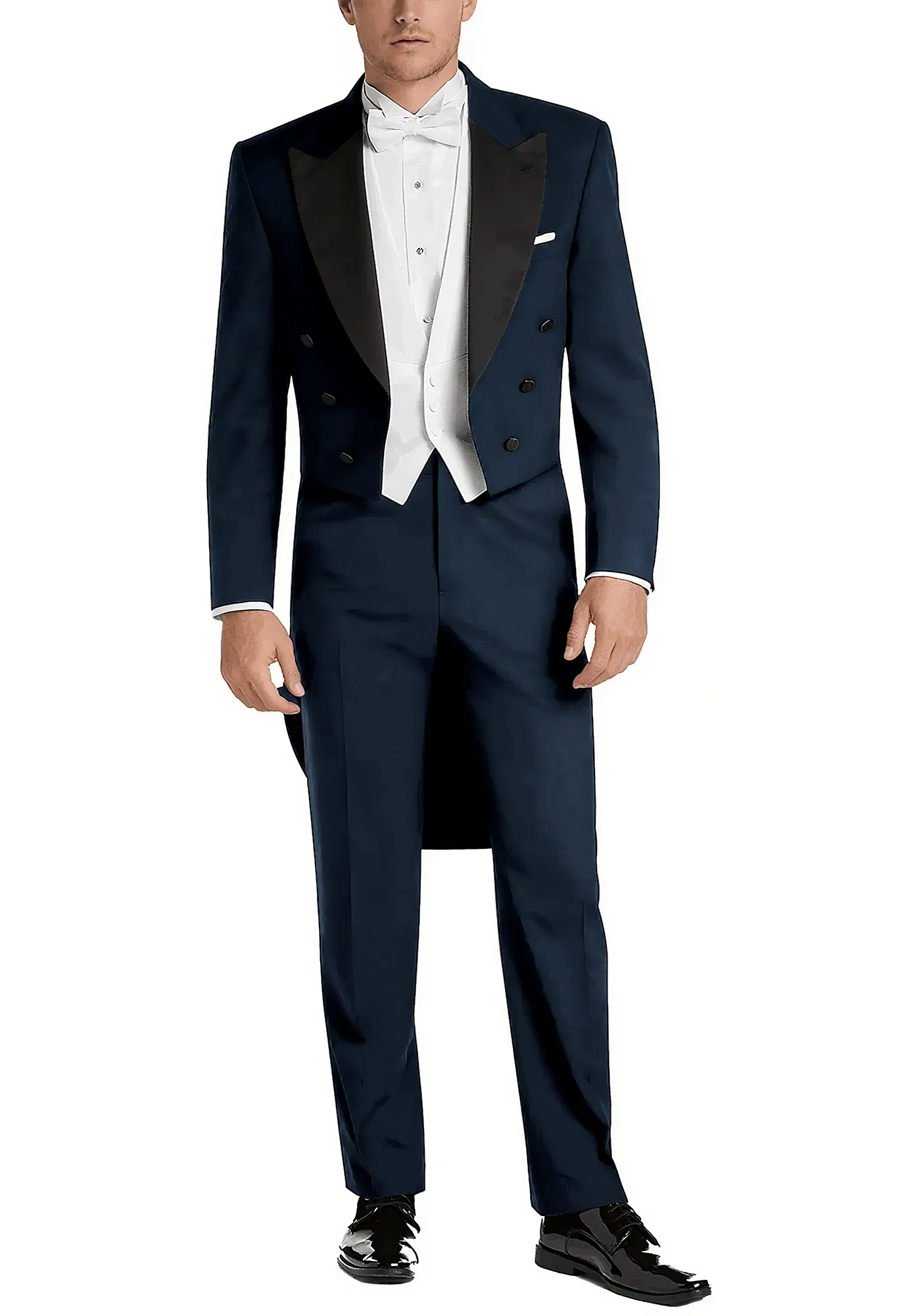 Color: black, Size: L - Italy Style Aristocratic Men Suit Three Pieces(Jacket+Pants+Vest) Hot-selling High-quality Double Breasted Male Clothing