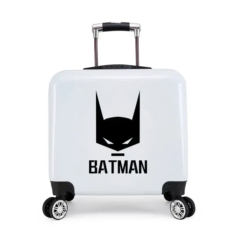 Color: SKY BLUE, Luggage Size: 18Inches 450mm - New boy cartoon trolley case kids suitcase rolling luggage girl lovely trolley box children school luggage bag with wheels