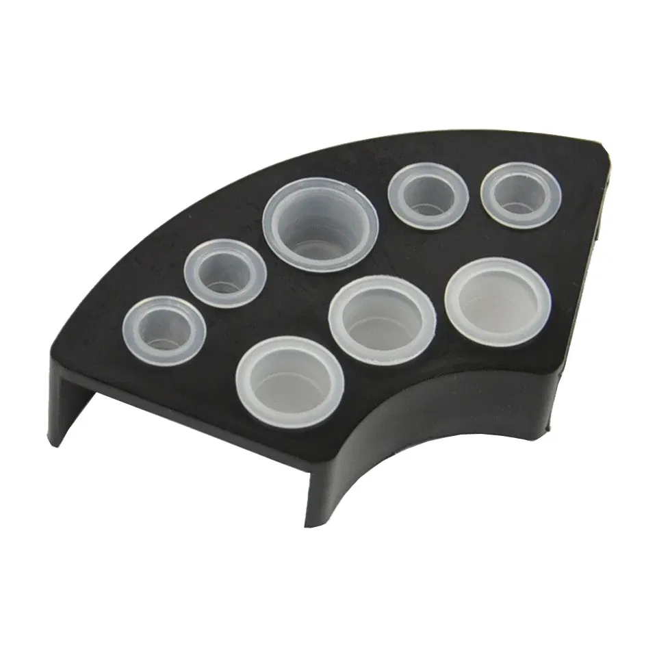 1PC Plastic Cover Tattoo Ink Pigment Cups Caps Stand Holder Storage Container Standing Rack Tattoo Accessories