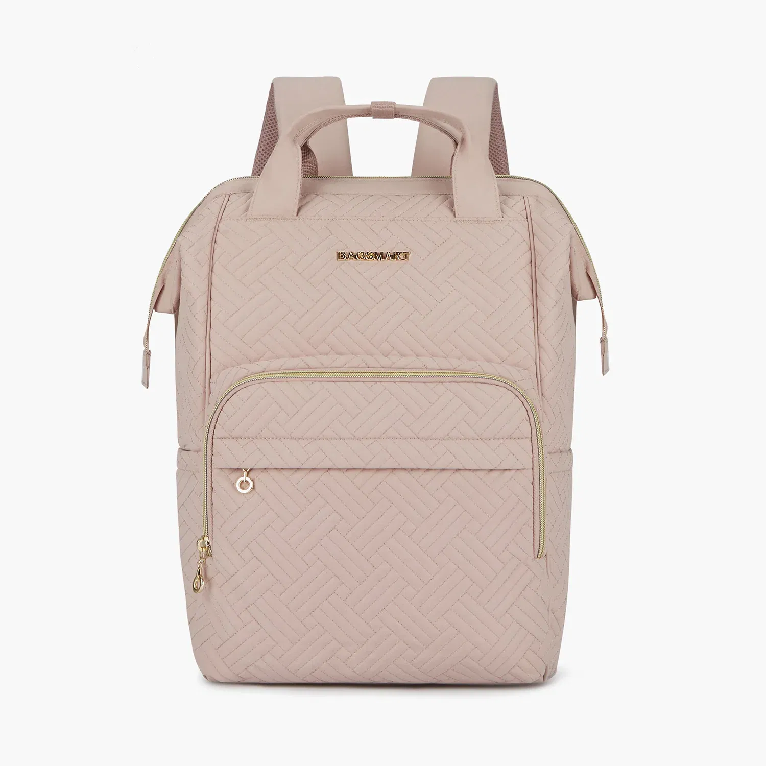 Color: Gold, Size: 12 inches, Ships From: CHINA - BAGSMART Travel Backpack 14-15.6inch Laptop Backpack Waterproof Backpacks For Women Cute College Schoolbag Female Bags