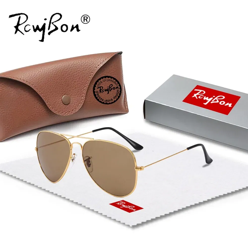 Lenses Color: Red, Frame Color: Red - Classic Retro Pilot Polarized Sunglasses Men Luxury Metal Black Aviation Sun Glasses Male Fashion Driving Vacation Shades UV400