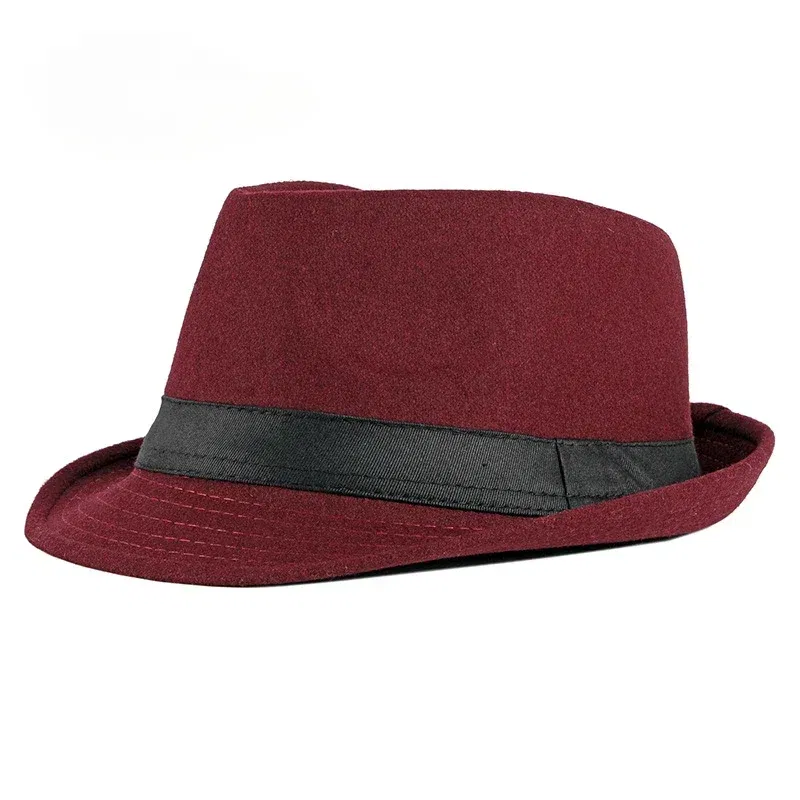 Color: DEEP BLUE - Spring Summer Men's Hats Fedoras Top Jazz Hat Bucket Bowler Hats Chapeau Hats Fedora Hat Women Black Hat Wedding Hat Caps