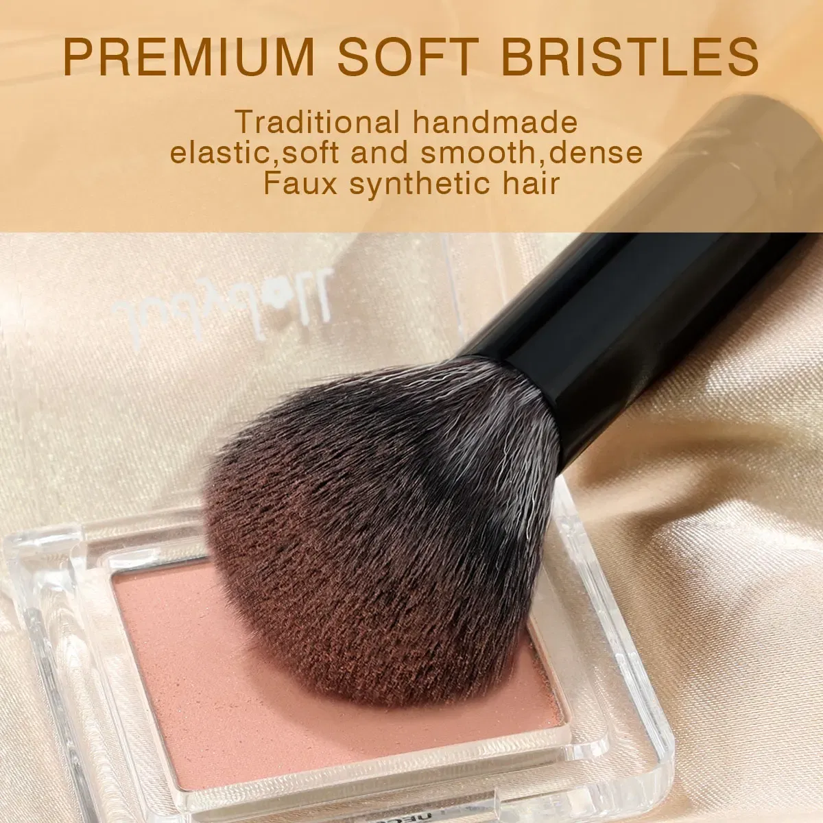 Handle Color: Black, Ships From: Russian Federation - Kaizm 32pcs Natural Hair Makeup Brushes Set Cosmetic Foundation Powder Eyeshadow Eyebrow Premium Wooden Make Up Brush Tools Kits